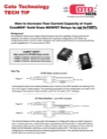 Tech Tip - Increasing CotoMOS Current Capacity