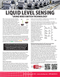 Liquid Level Sensing Using Reed Switch Technology