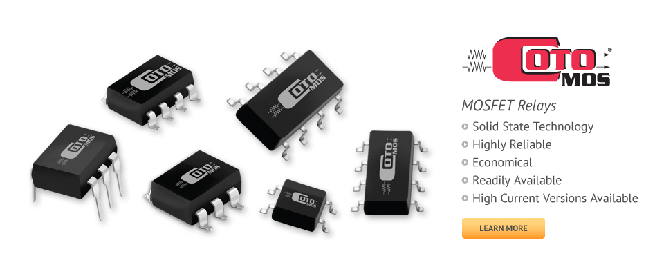 Check out our new high-current and high-voltage MOSFET relays