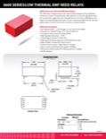 3600 Series/Low Thermal EMF Reed Relays