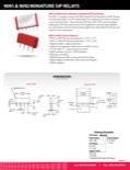 9091 & 9092 Miniature SIP Relays