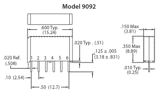 9091 & 9092  mechanicals