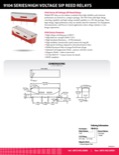 9104 Series/High Voltage SIP Reed Relays