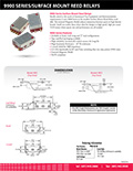 9900 Series/Surface Mount Reed Relays