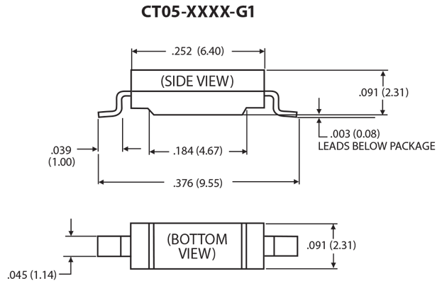 CT05 G1 Dimensions