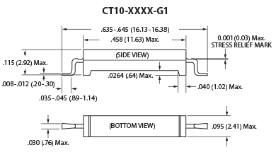 Coto Classic CT10 Dimensions