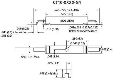 Coto Classic CT10 Dimensions