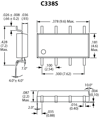 C238S/C338S High-Voltage MOSFET mechanicals