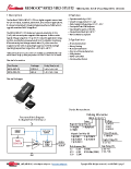 RedRock® RR122-1B52-511 & RR122-1B53-511 TMR Digital Push-Pull Magnetic Sensor