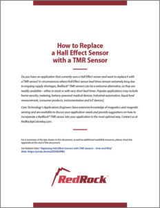 App note Cover for How to Replace Hall Sensors with TMR Sensors