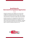 Using Reed Relays in Automated Test Equipment (ATE)